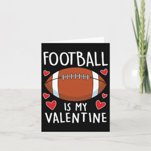 Tarjeta Fútbol gracioso es que mis Día de San Valentín var