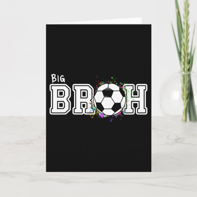 Tarjeta Fútbol Gran Hermano 1er Cumpleaños  (Anverso)