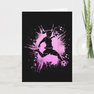 Tarjeta Fútbol Joven Niña Mujeres