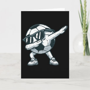 Tarjeta Futbol Ll Dab Lindo Jugador De Fútbol Niños Bebés