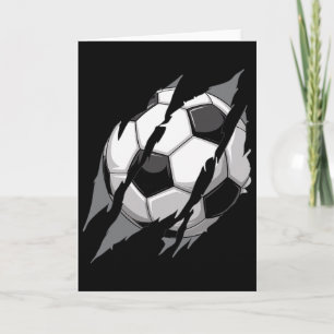 Tarjeta Fútbol Ll Garra Marca Desgarra Rasguños Genial Día
