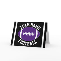 Fútbol Morado Nombre/Texto Personalizado de Equipo