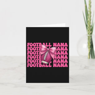 Tarjeta Fútbol Nana American Football Grandma Coquette B