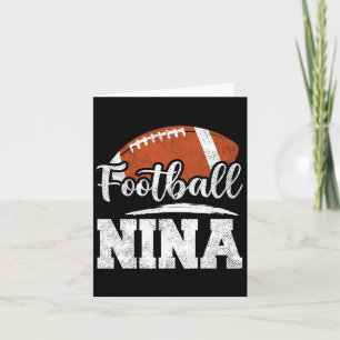 Tarjeta Fútbol Nina Jugadora de Fútbol Día del Juego Día d