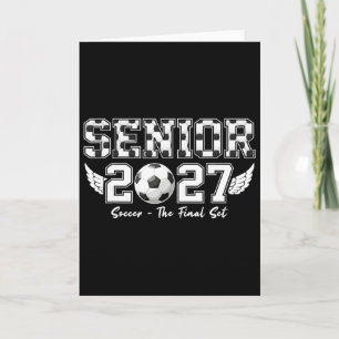 Tarjeta Fútbol Senior 2027 Graduación El Conjunto Final De