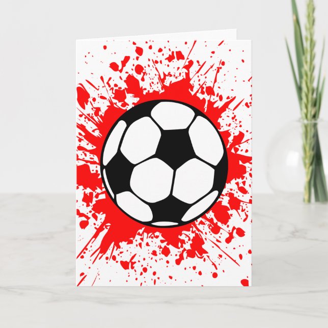 Tarjeta fútbol splat. (Anverso)