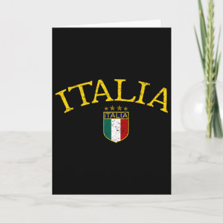 Tarjeta Fútbol Vintage Italia 