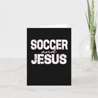Tarjeta Fútbol y Jesús Dichos Cristianos Biblia