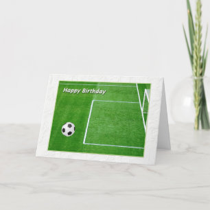 Tarjeta Futbolista Feliz Cumpleaños