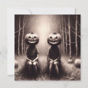 Tarjeta Futbolistas de Halloween Jack O'Lantern