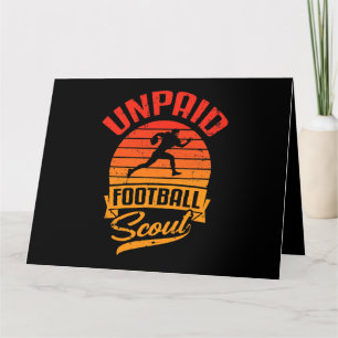 Tarjeta Futbolistas Del Scout Retro No Pagado