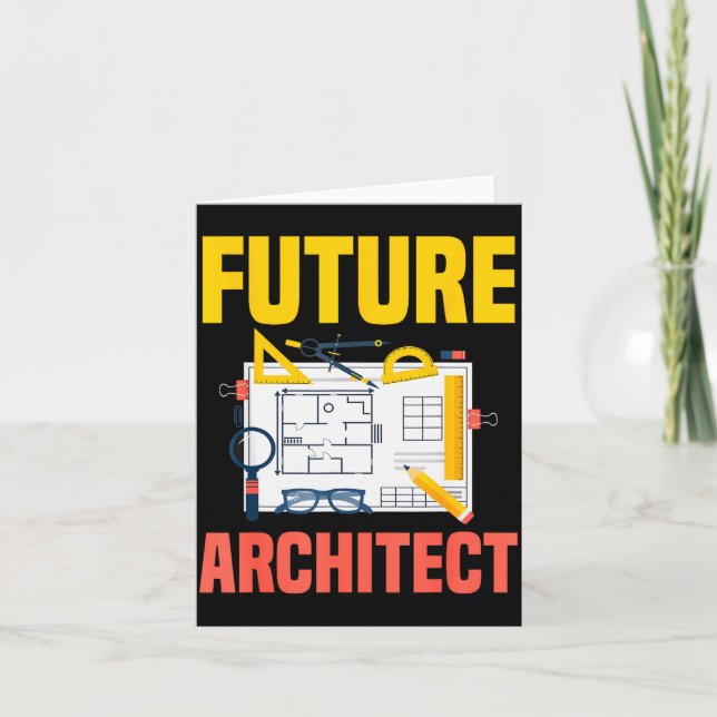 Tarjeta Future Architect Funny Architecture Architect  (Anverso)