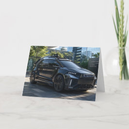 Tarjeta Futuristic AI Security Vehicle 