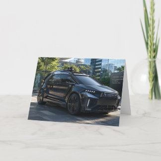 Tarjeta Futuristic AI Security Vehicle 