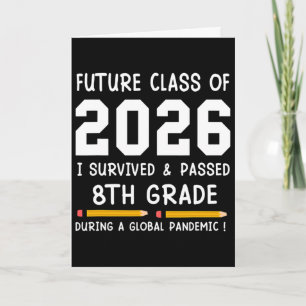 Tarjeta Futuro Cl De 2026 Sobreviví Ped Graduación 8vo Gra