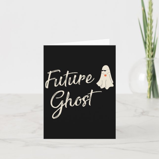 Tarjeta Futuro Fantasma Gracioso El Último Minuto Retro Ha (Anverso)