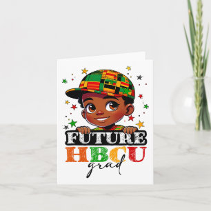 Tarjeta Futuro Grado Hbcu Historia Negra Niños Graduados