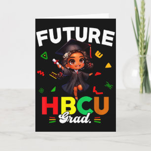 Tarjeta Futuro graduado de Hbcu Mes de la Historia Negra U