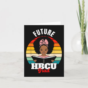 Tarjeta Futuro Mes de Historia Negra de Hbcu Grad Africano