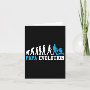 Tarjeta Futuro Padre Papa Evolución Divertida Paternidad