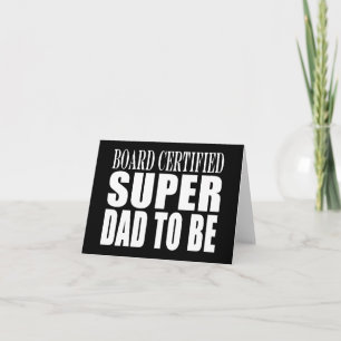 Tarjeta Futuros Padres: El Super Papá Certificado del Cons