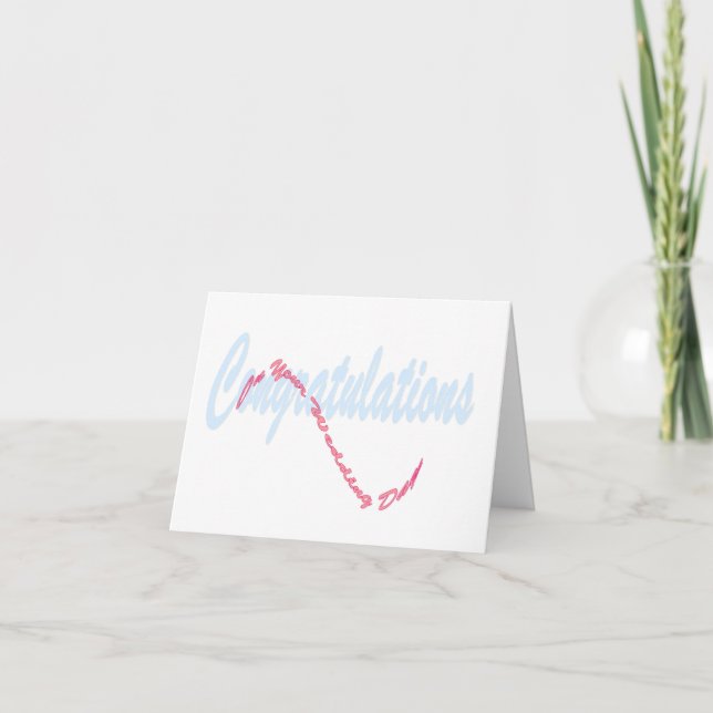 Tarjeta G Card : Felicitaciones Por Tu Día De Matrimonio (Anverso)