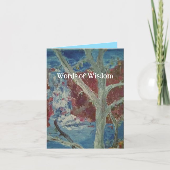 Tarjeta G De Alentamiento : Palabras De Sabiduría (Anverso)
