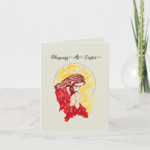Tarjeta g de Pascua: Cristo se ha levantado
