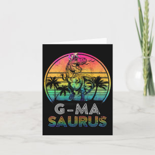 Tarjeta G-masaurus Dinosaur G-ma Saurus Familia Igual Ti