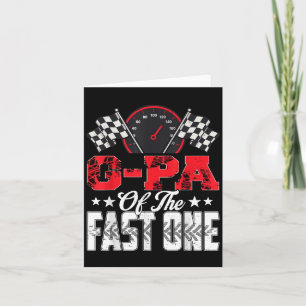 Tarjeta G-pa de la familia de autos de primera carrera de 