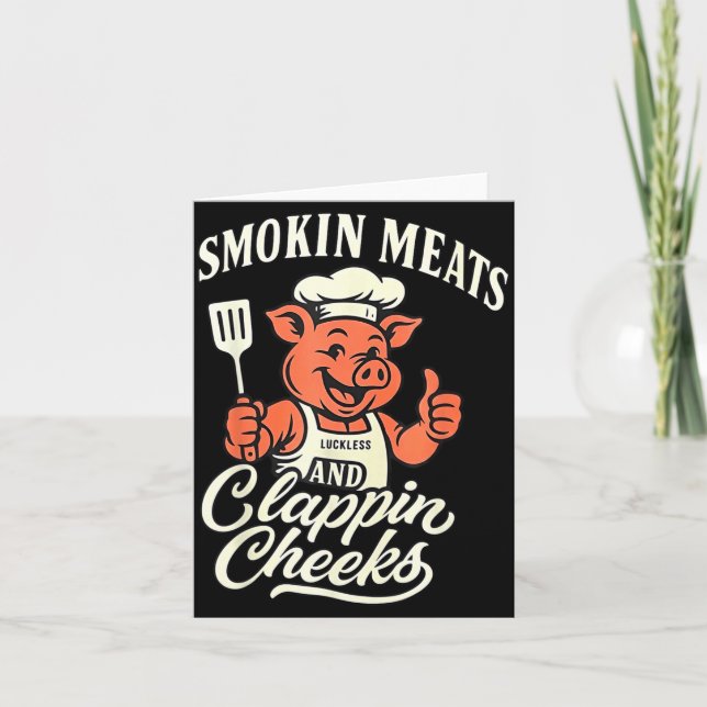 Tarjeta G Smokin Meats Clapn Cheeks  (Anverso)