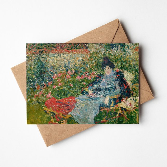 Tarjeta Gabrielle Valtat au Jardin | Louis Valtat (Subido por el creador)
