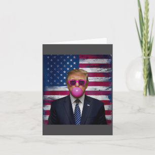 Tarjeta Gafas de sol Nk Trump Bubble Gum 2024 Bandera de E