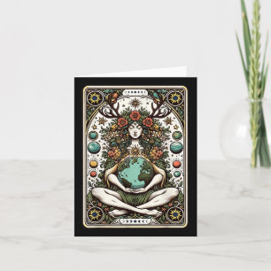 Tarjeta Gaia Diosa Griega Pagan Madre Tierra Naturaleza Ta