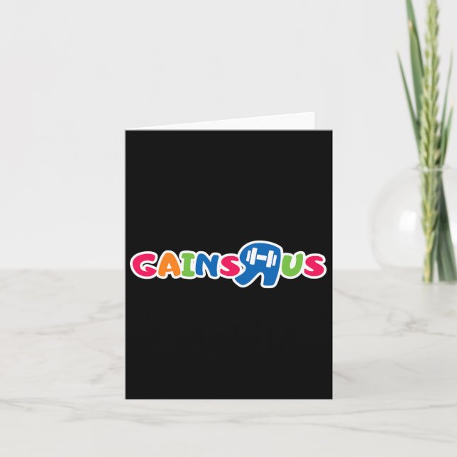 Tarjeta Gains R Us (Anverso)