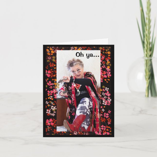 Tarjeta Gal humorística (Anverso)