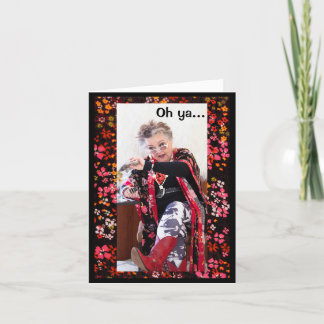 Tarjeta Gal humorística