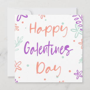 Tarjeta Gal Pals Happy Galentines Day Valentines Flowes
