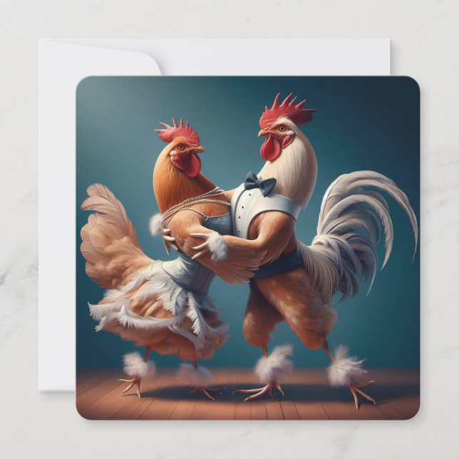Tarjeta Gala de danza del pollo (Anverso)