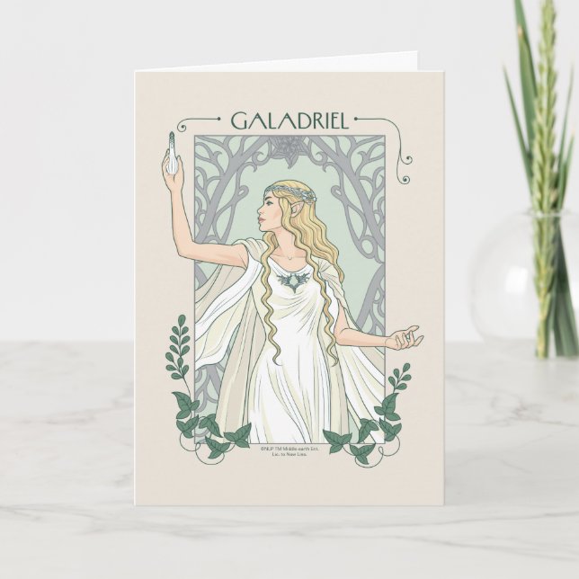 Tarjeta Galadriel Luz de Valinor Gráfico (Anverso)