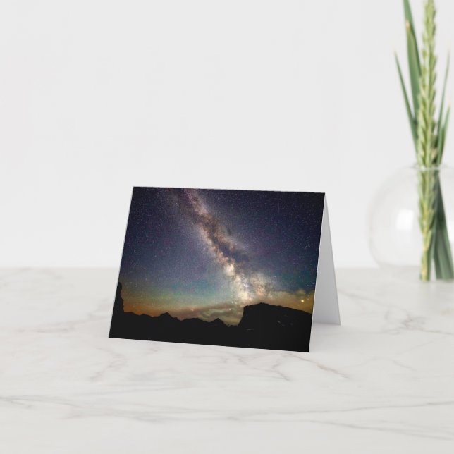 Tarjeta Galaxia de la vía láctea (Anverso)