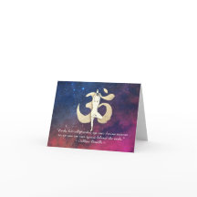 Galaxia del símbolo OM del árbol de cotización del