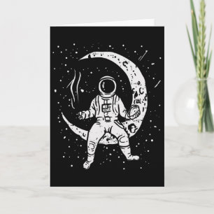 Tarjeta Galaxia Divertida del Astronauta Taco Espacio Hier