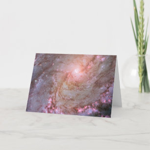 Tarjeta Galaxia espiral M83, Ablaze Con Formación Estrella