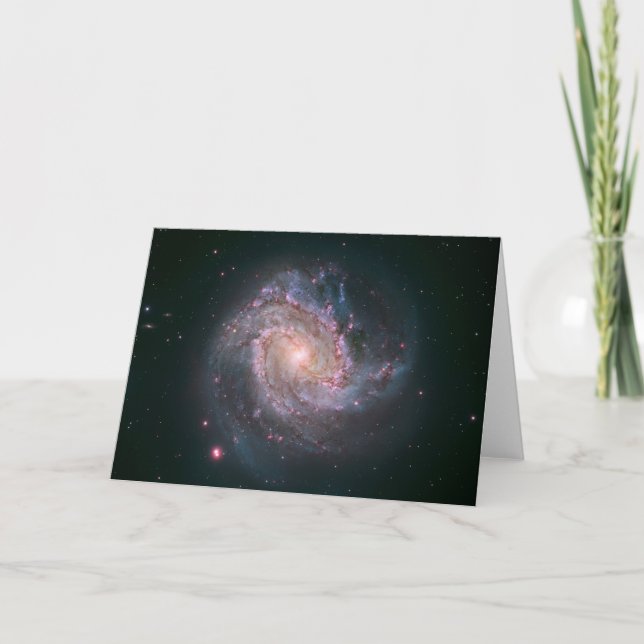Tarjeta Galaxia espiral M83 (NASA) (Anverso)