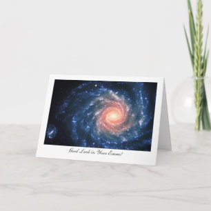 Tarjeta Galaxia espiral NGC253 - Buena suerte en tus exáme