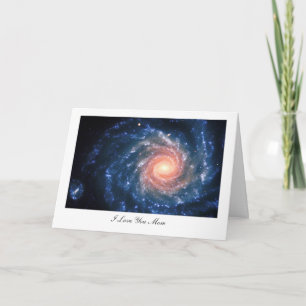 Tarjeta Galaxia espiral NGC 1232 - Te amo mamá