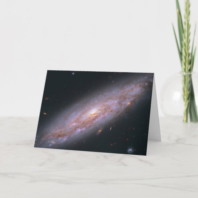 Tarjeta Galaxia Espiral Ngc 3972. (Anverso)