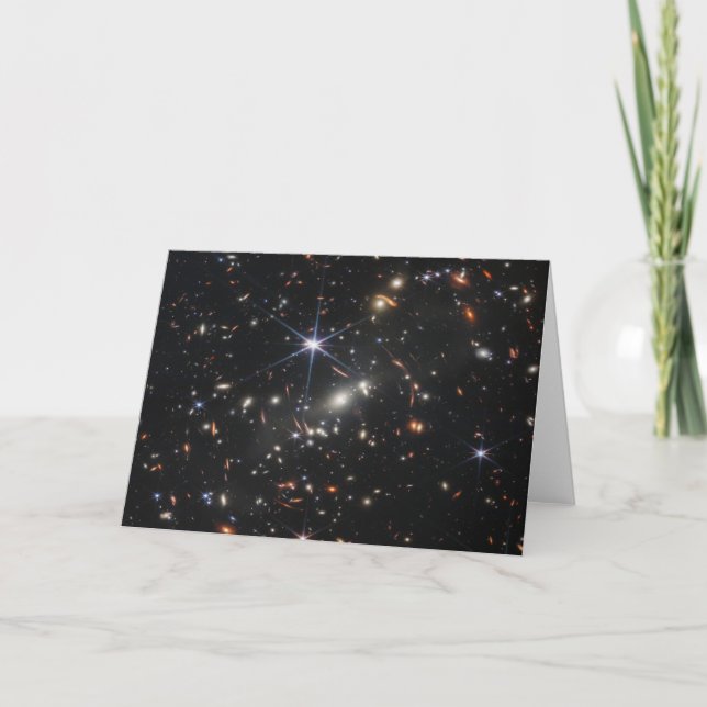 Tarjeta Galaxy Cluster Smacs 0723. (Anverso)