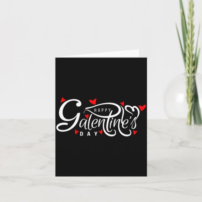 Tarjeta Galentines Day Valentines Day Female Friendship Ga (Anverso)